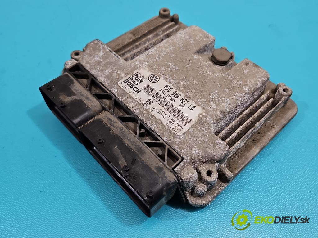 Skoda Octavia II 2004-2013 1.9 tdi 105 HP manual 77 kW 1896 cm3 5- riadiaca jednotka motora 03G906021LB
