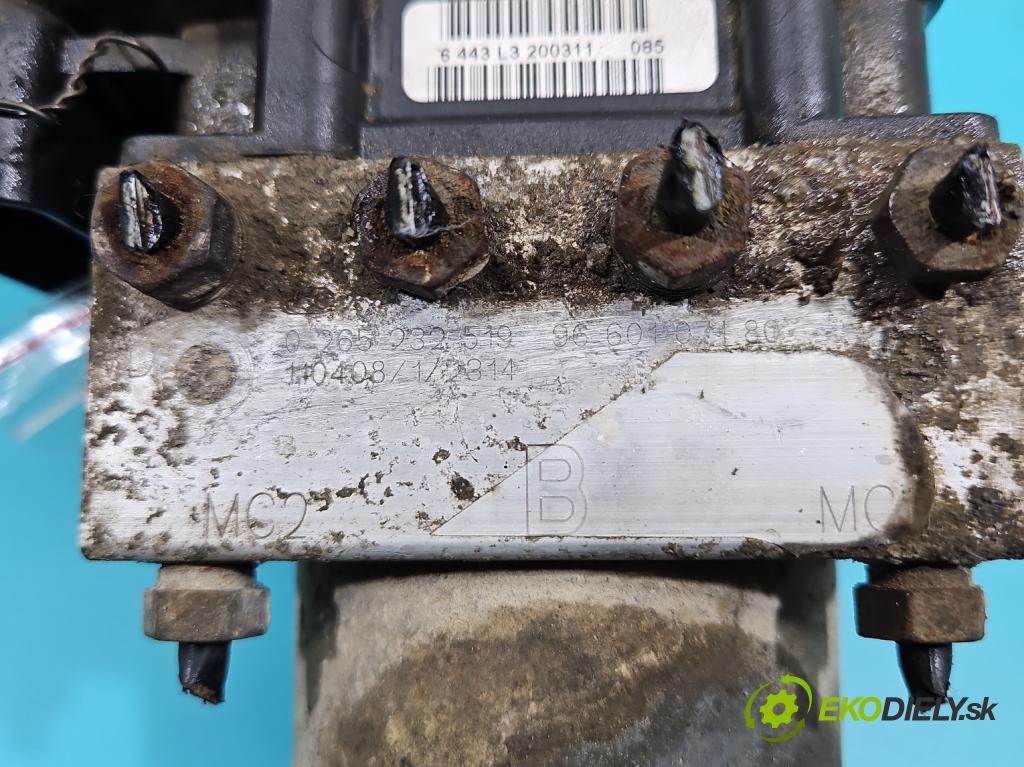 Citroen Berlingo II 2008-2018 1.6 HDi 90 HP manual 66 kW 1560 cm3 5- čerpadlo abs 0265232519 (Pumpy ABS)