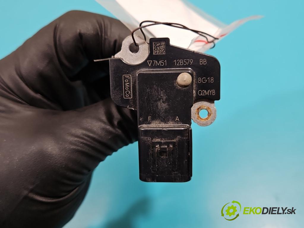 Ford Kuga Mk1 2008-2013 2.0 TDCi 136 HP manual 100 kW 1997 cm3 5- průtokoměr: 7M51-12B579-BB (Váhy vzduchu)