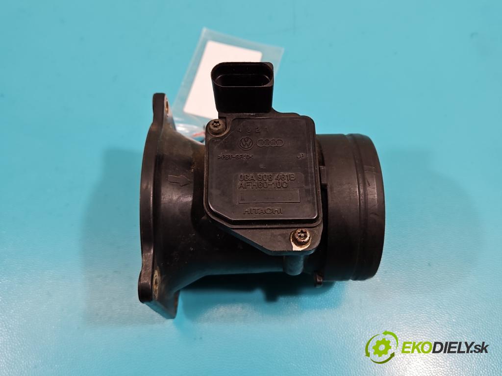 Audi A4 B6 2000-2004 1.6 8V 102 HP manual 75 kW 1595 cm3 4- průtokoměr: 06A906461B (Váhy vzduchu)