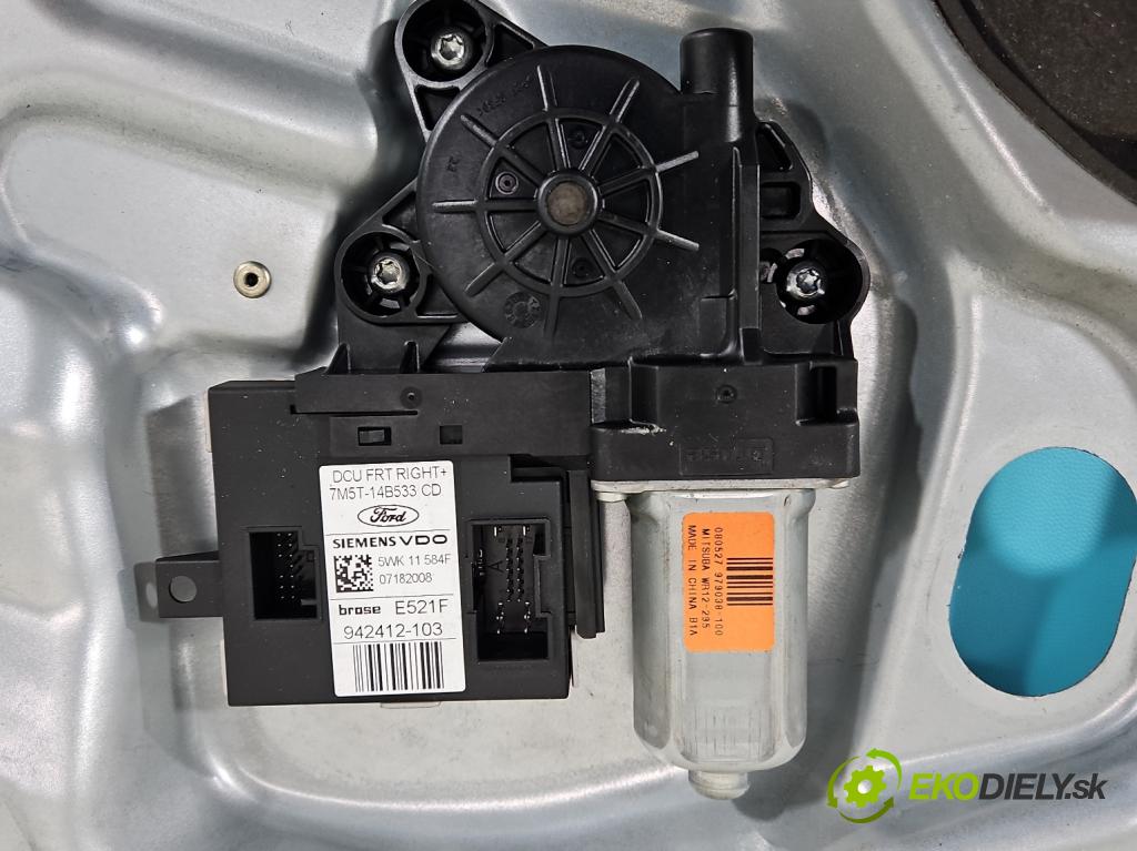 Ford Kuga Mk1 2008-2013 2.0 TDCi 136hp manual 100 kW 1997 cm3 5- mechanismus stahování přední pravý 7M5T-14B533-CD