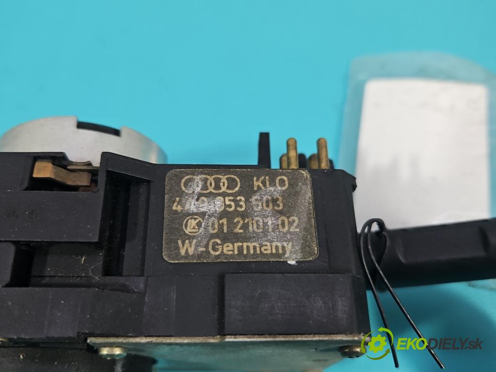 Audi 80 B4 1991-1994 2.0 90 HP manual 66 kW 1985 cm3 5- prepínač komplex: 4A9953503 (Prepínacie páčky pod volantom)