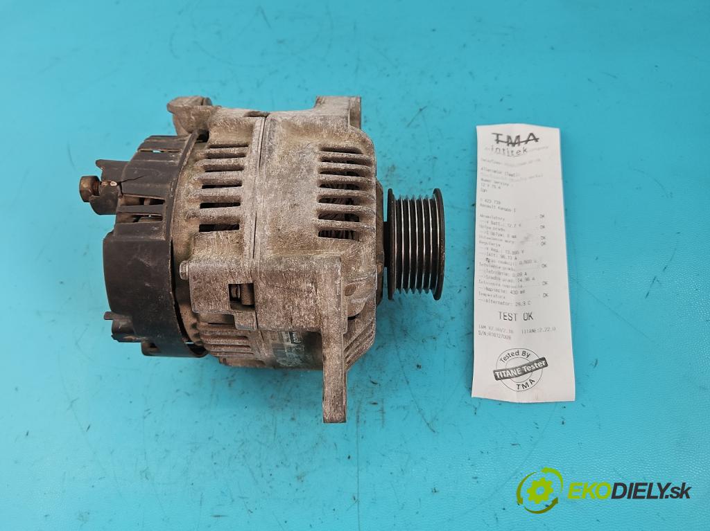 Renault Kangoo I 1998-2008 1.9d 54 HP manual 40 kW 1870 cm3 5- Alternator 7700105333 (Alternátory)