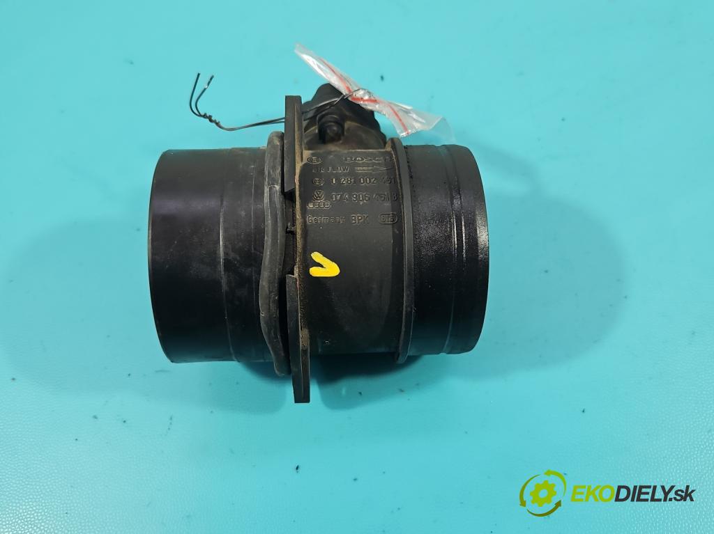 Skoda Superb I 2001-2008 1.9 tdi 131 HP manual 96 kW 1896 cm3 4- průtokoměr: 0281002461 (Váhy vzduchu)