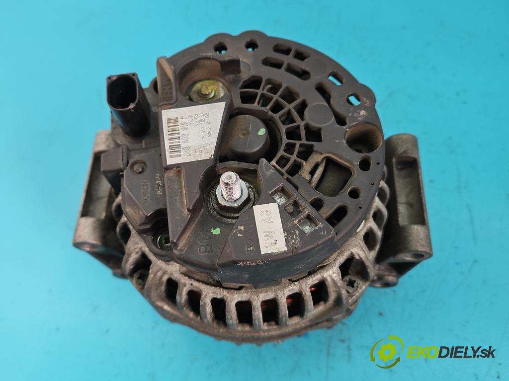 Audi A4 B6 2000-2004 1.6 8V 102 HP manual 75 kW 1595 cm3 4- Alternator 06B903016P (Alternátory)