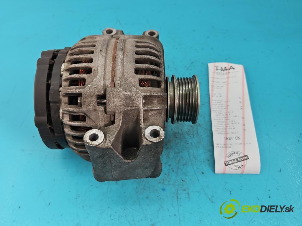 Audi A4 B6 2000-2004 1.6 8V 102 HP manual 75 kW 1595 cm3 4- Alternator 06B903016P (Alternátory)