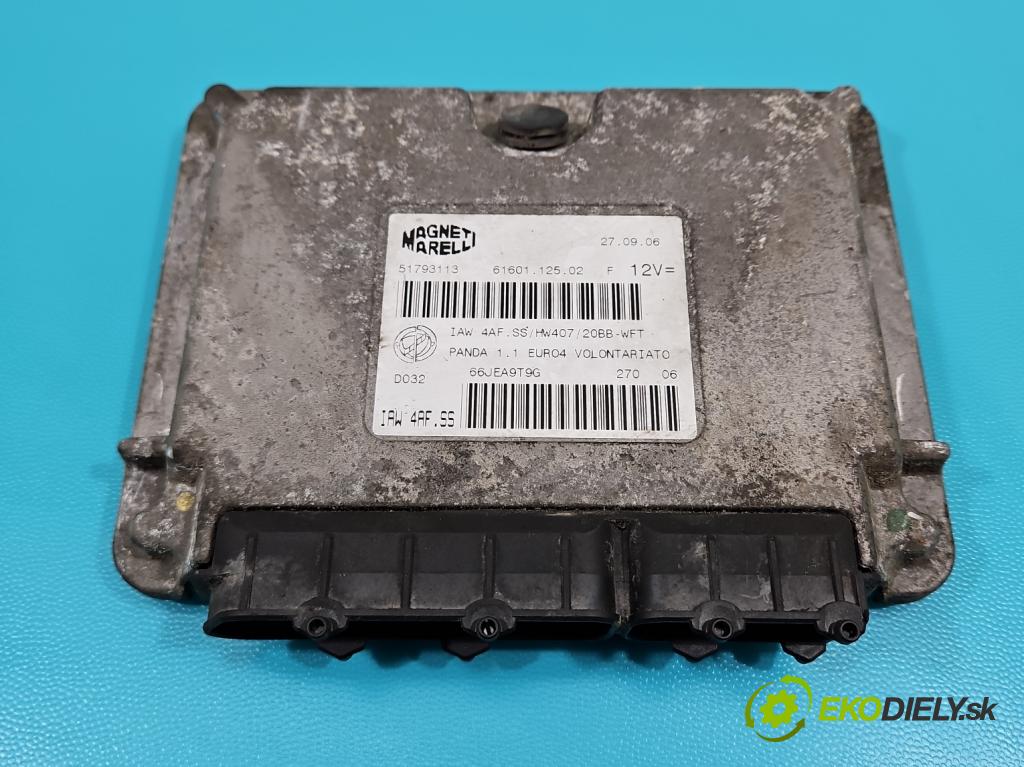 Fiat Panda II 2003-2012 1.1 54 HP manual 40 kW 1108 cm3 5- riadiaca jednotka motora 51793113