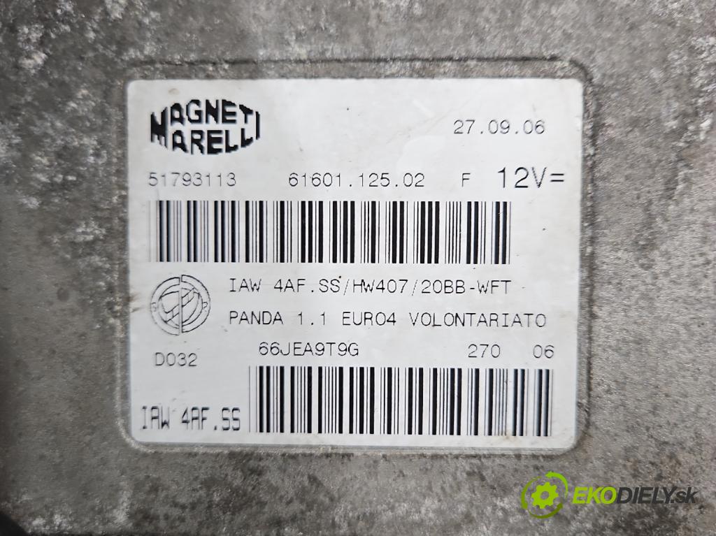 Fiat Panda II 2003-2012 1.1 54 HP manual 40 kW 1108 cm3 5- riadiaca jednotka motora 51793113