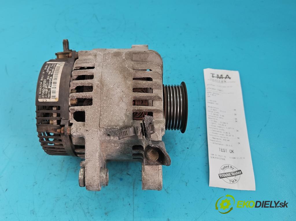 Peugeot 107 1.0 68 HP manual 50 kW 998 cm3 3- Alternator 27060-0Q020 (Alternátory)