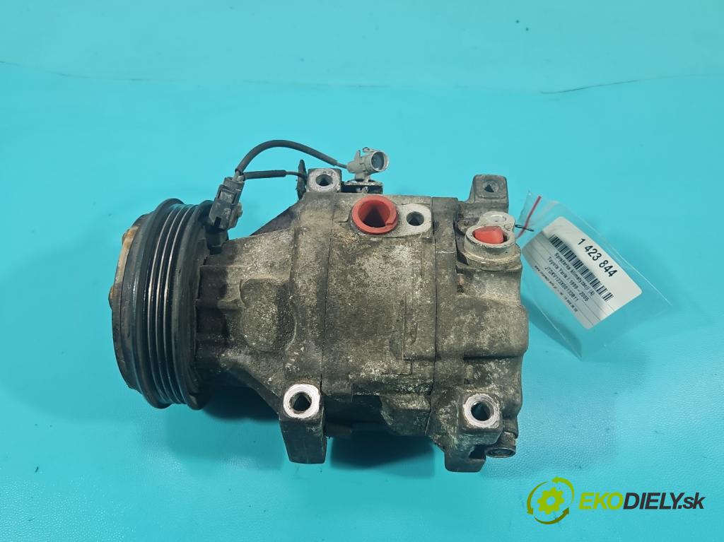 Toyota Yaris I 1999-2005 1.0 vvti 68 HP manual 50 kW 998 cm3 5- Kompresor: klimatizácie 447220-6065 (Kompresory klimatizácie)