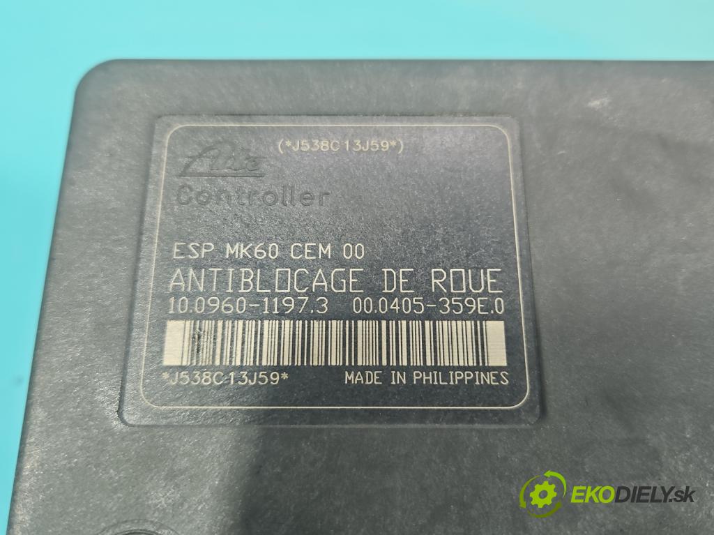 Peugeot 207 1.4 16v 95 HP manual 70 kW 1397 cm3 3- čerpadlo abs 9663945780 (Pumpy ABS)