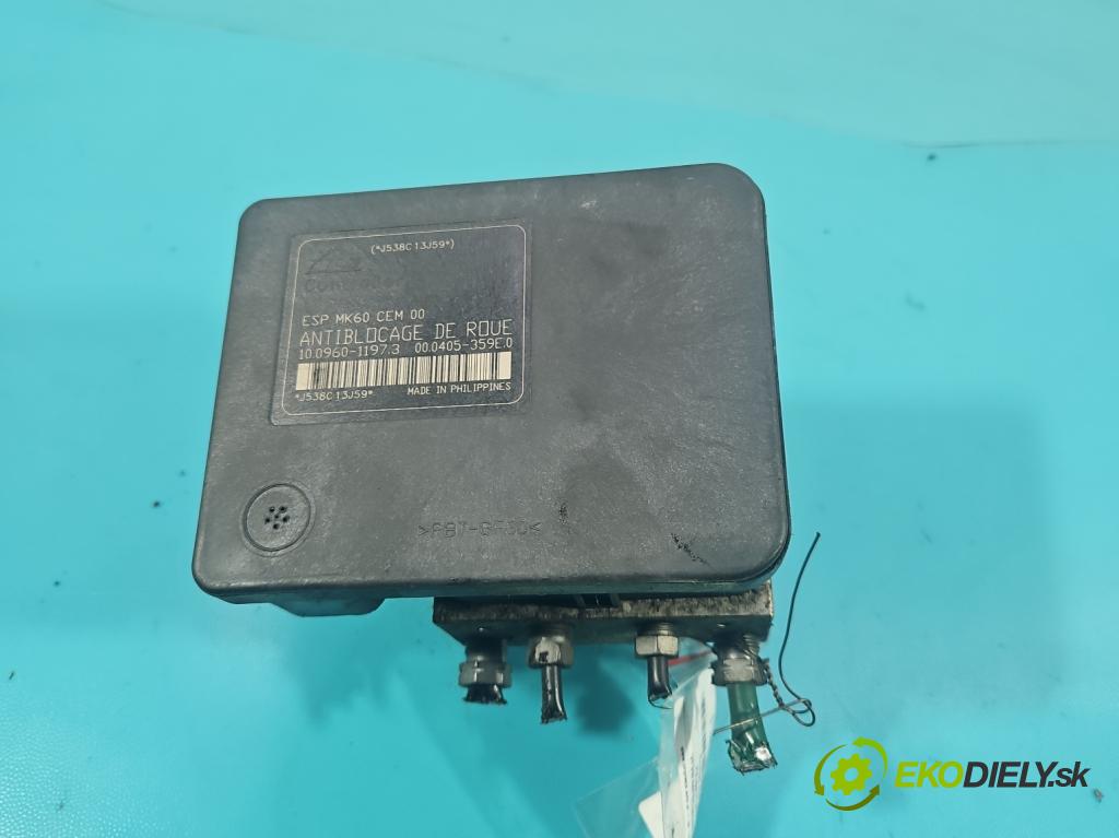 Peugeot 207 1.4 16v 95 HP manual 70 kW 1397 cm3 3- čerpadlo abs 9663945780 (Pumpy ABS)