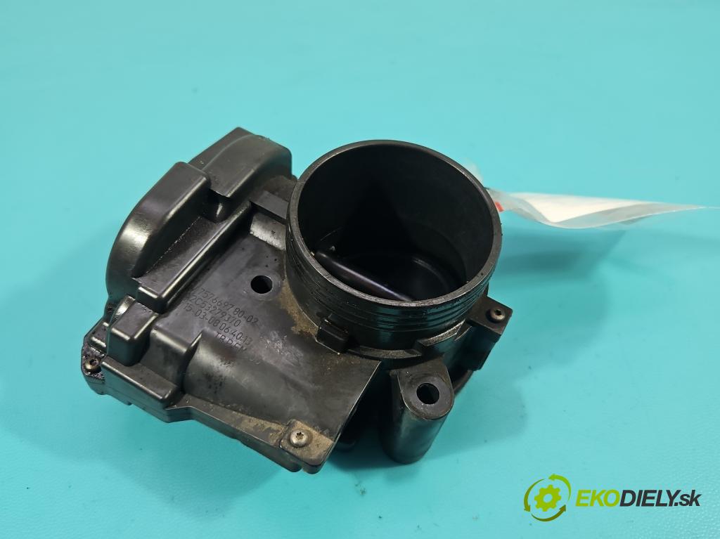 Peugeot 207 1.4 16v 95 HP manual 70 kW 1397 cm3 3- klapka 757669780-02 (Škrtiaca klapka)