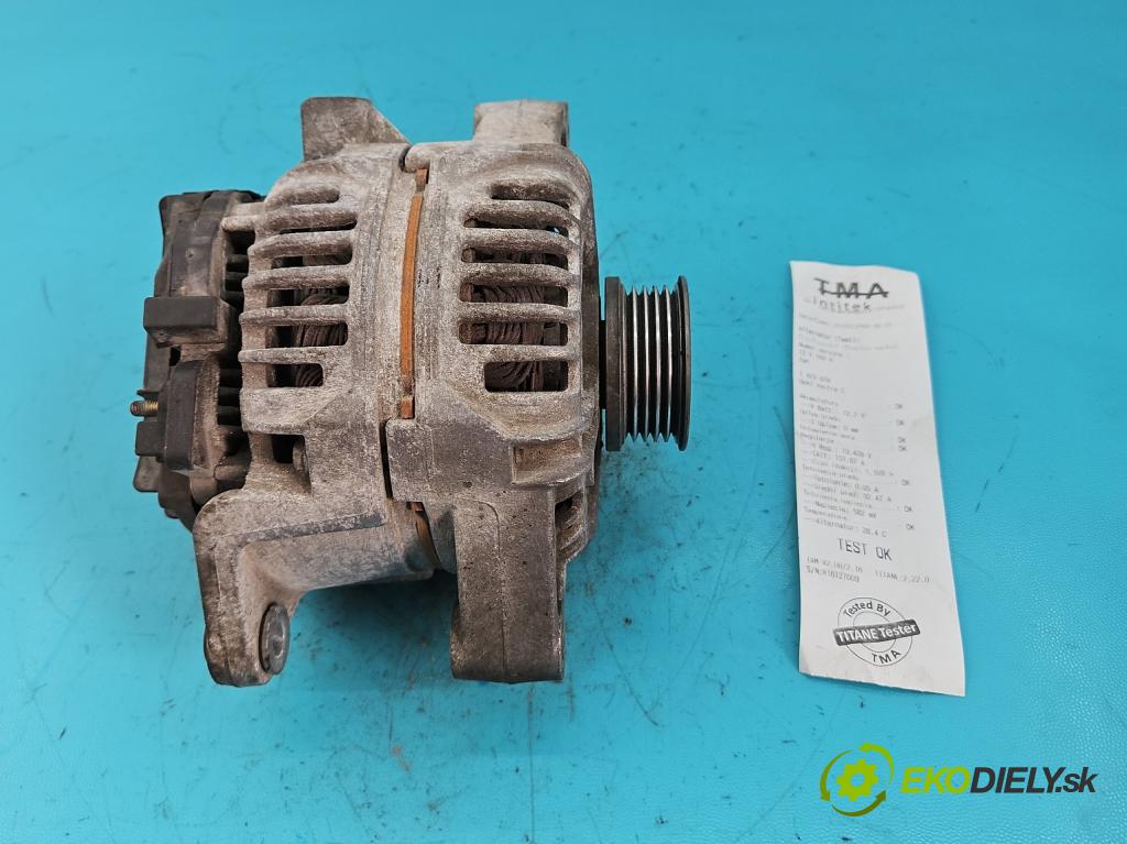Opel Vectra C 2002-2008 1.8 16v 122 HP manual 90 kW 1796 cm3 4- Alternator 0124415002 (Alternátory)