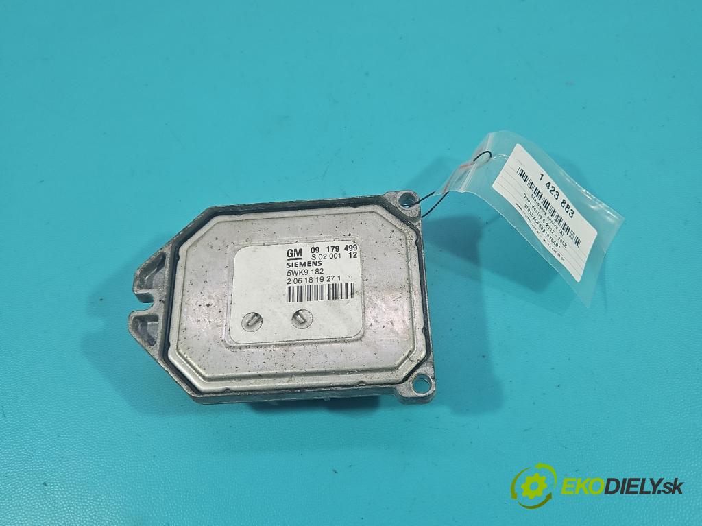 Opel Vectra C 2002-2008 1.8 16v 122 HP manual 90 kW 1796 cm3 4- riadiaca jednotka motora 09179499