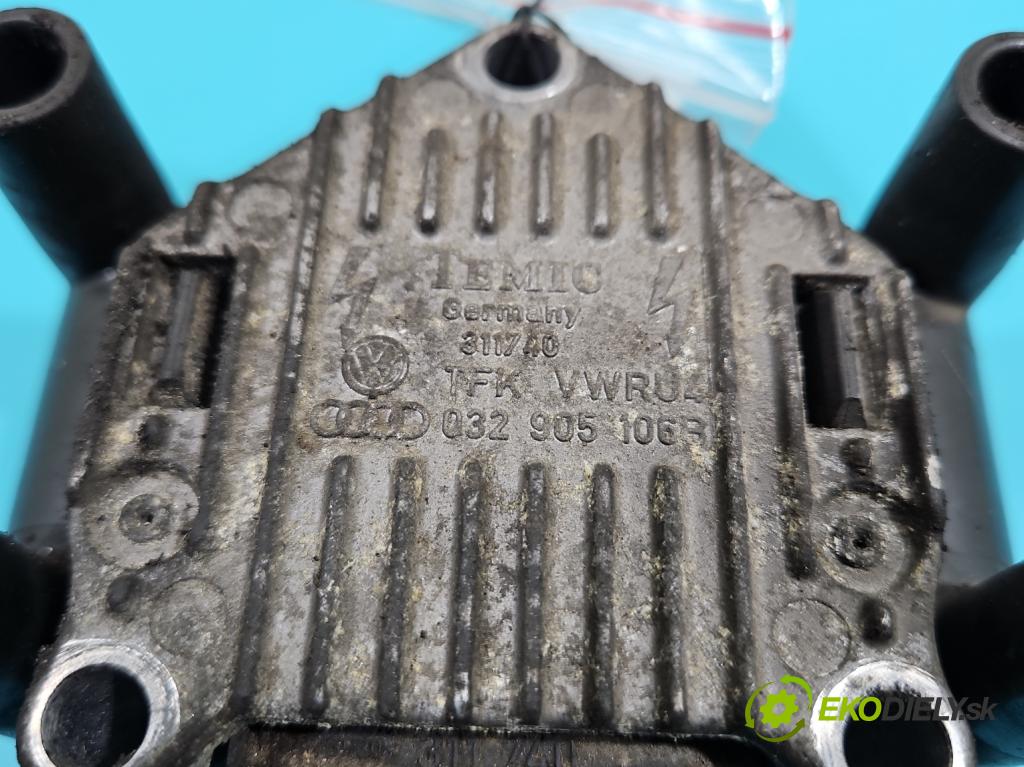 Audi A4 B6 2000-2004 1.6 8V 102 HP manual 75 kW 1595 cm3 4- cievka zapaľovacia 03290516R (Zapaľovacie cievky, moduly)