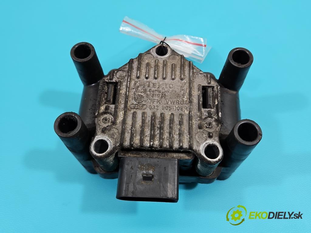 Audi A4 B6 2000-2004 1.6 8V 102 HP manual 75 kW 1595 cm3 4- cievka zapaľovacia 03290516R (Zapaľovacie cievky, moduly)