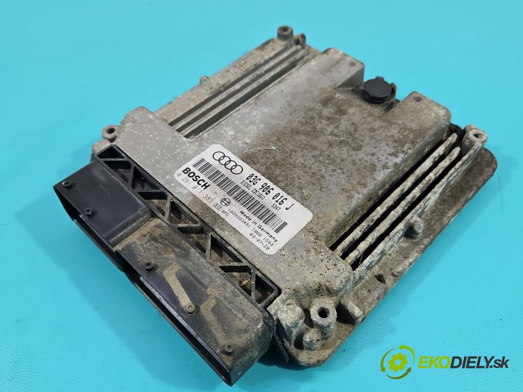 Audi A3 8P 2003-2012 1.9 tdi (BKC) 105 HP manual 77 kW 1896 cm3 3- riadiaca jednotka motora 03G906016J