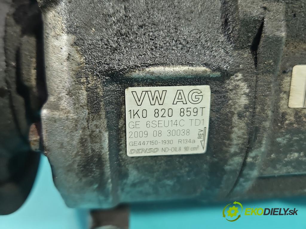 Seat Altea 1.4 tsi 125 HP manual 92 kW 1390 cm3 5- Kompresor: klimatizácie 1K0820859T (Kompresory klimatizácie)