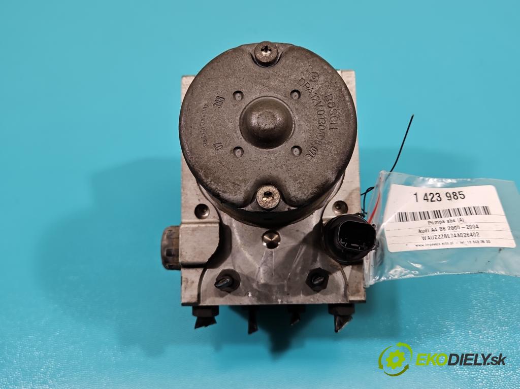 Audi A4 B6 2000-2004 1.6 8V 102 HP manual 75 kW 1595 cm3 4- čerpadlo abs 0265950011 (Pumpy ABS)