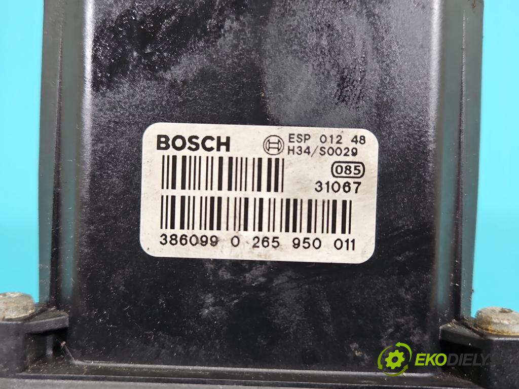 Audi A4 B6 2000-2004 1.6 8V 102 HP manual 75 kW 1595 cm3 4- čerpadlo abs 0265950011 (Pumpy ABS)