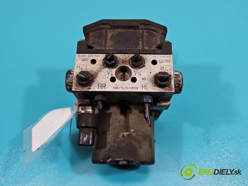 Audi A4 B6 2000-2004 1.6 8V 102 HP manual 75 kW 1595 cm3 4- čerpadlo abs 0265950011 (Pumpy ABS)