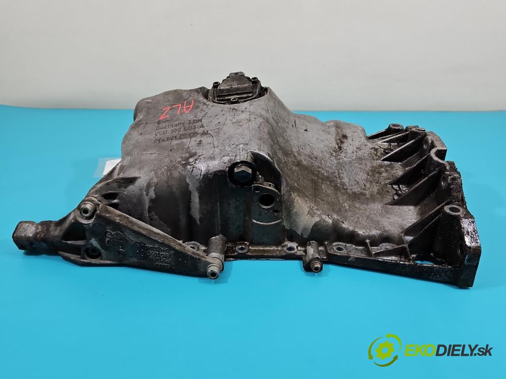 Audi A4 B6 2000-2004 1.6 8V 102 HP manual 75 kW 1595 cm3 4- vaňa olejová 06B103603A (Olejová vaňa)