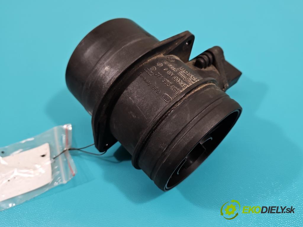 Vw Golf V 2003-2009 2.0 tdi 140 HP manual 103 kW 1968 cm3 5- průtokoměr: 0281002461 (Váhy vzduchu)