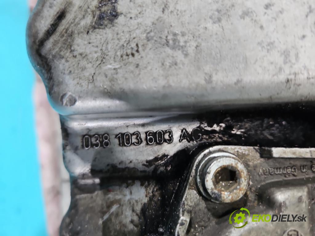 Vw Golf V 2003-2009 2.0 tdi 140 HP manual 103 kW 1968 cm3 5- vaňa olejová 038103603AG (Olejová vaňa)