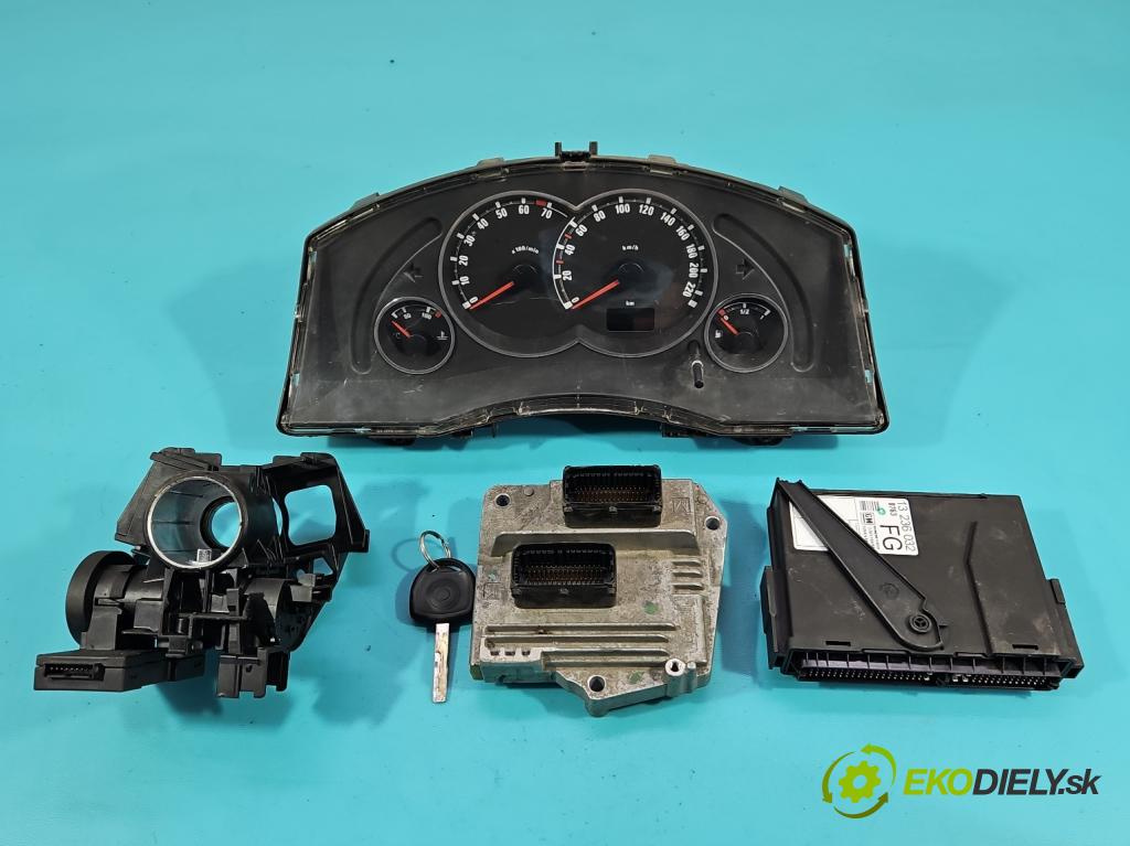 Opel Meriva A 2002-2010 1.6 16V 105 HP manual 77 kW 1598 cm3 5- riadiaca jednotka motora 12249823