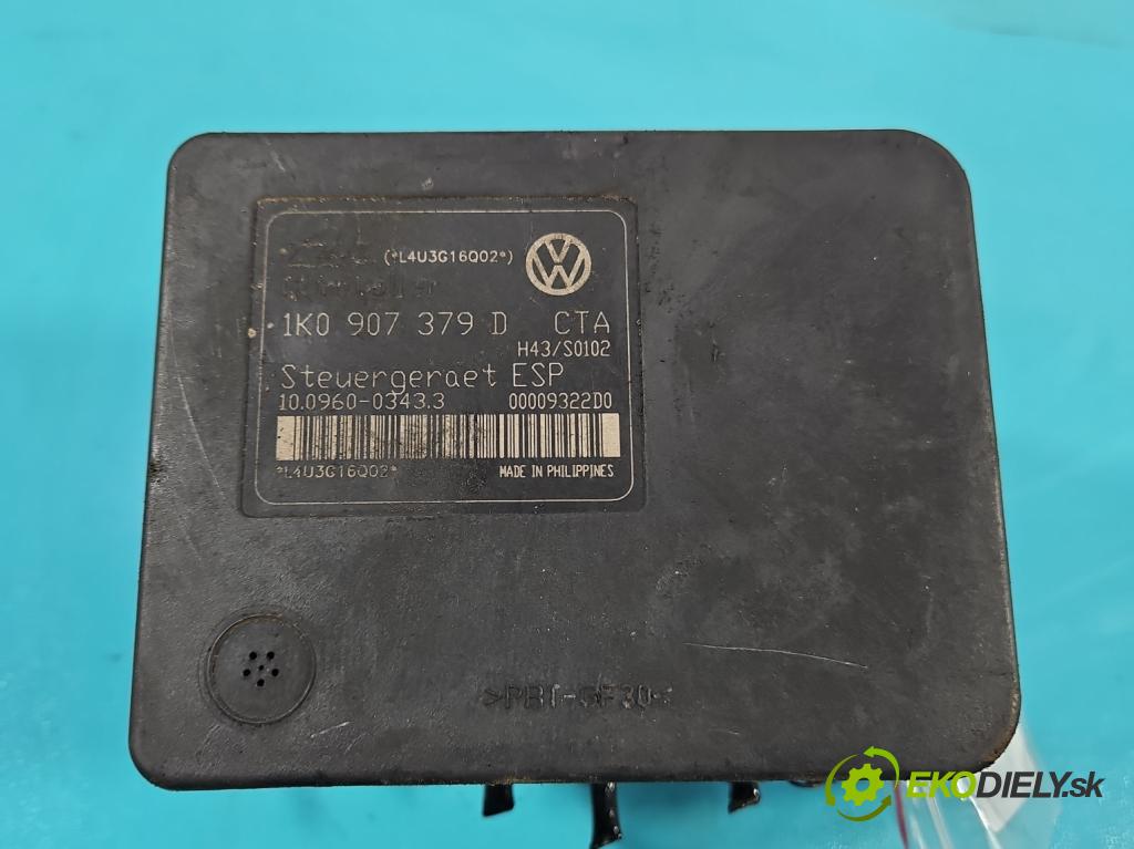 Audi A3 8P 2003-2012 1.9 tdi (BKC) 105 HP manual 77 kW 1896 cm3 3- čerpadlo abs 1K0907379D (Pumpy ABS)