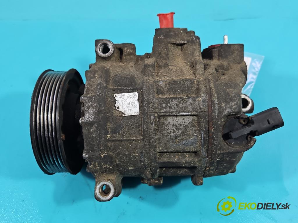 Audi A3 8P 2003-2012 1.9 tdi (BKC) 105 HP manual 77 kW 1896 cm3 3- Kompresor: klimatizácie 1K0820803J (Kompresory klimatizácie)