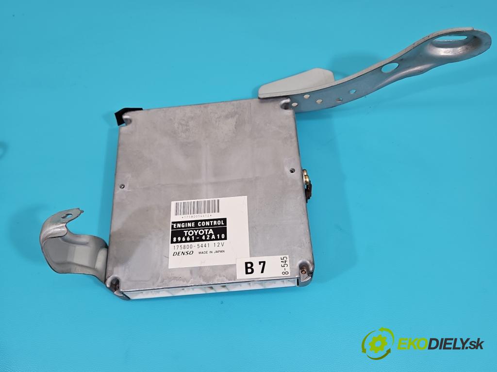 Toyota Rav4 II 2000-2005 2.0 d4d 116 HP manual 85 kW 1995 cm3 5- riadiaca jednotka motora 89661-42A10