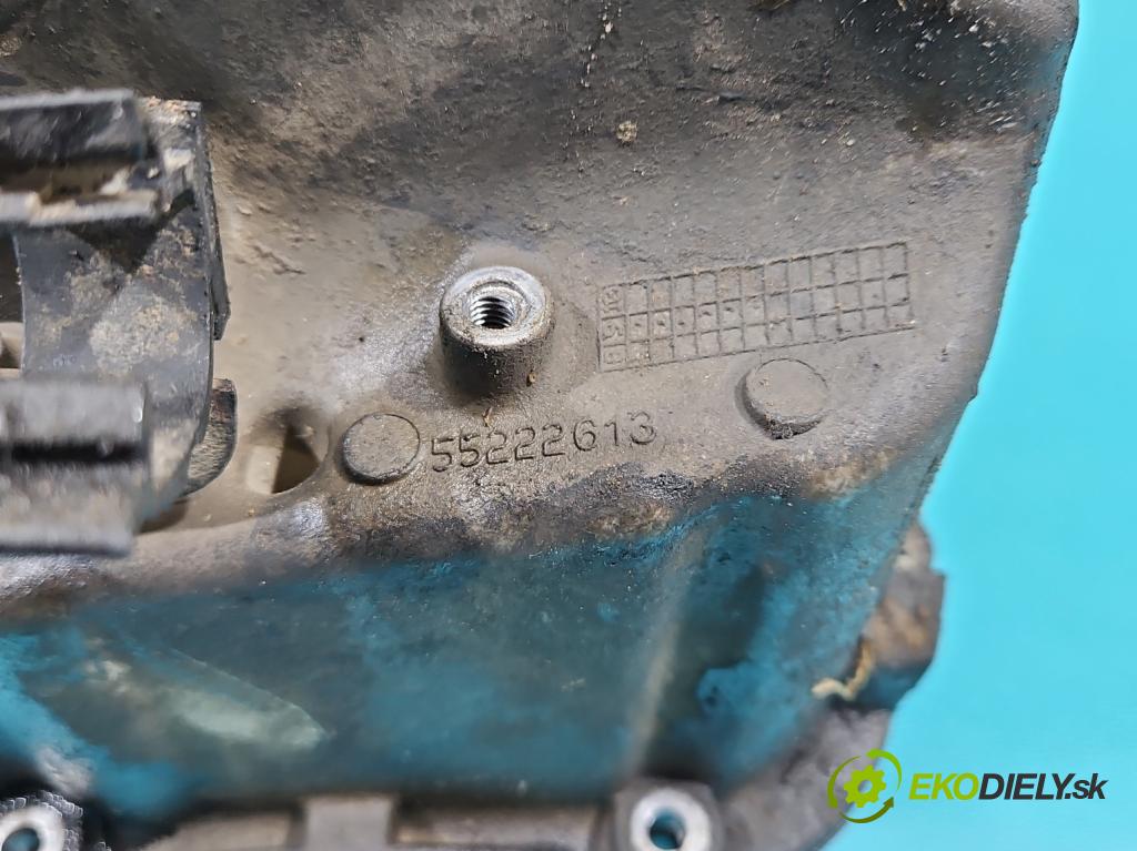 Fiat Doblo II 2010- 1.6 JTD 101 hp manual 74 kW 1598 cm3 5- vana olejová 55222613 (Olejové vany)