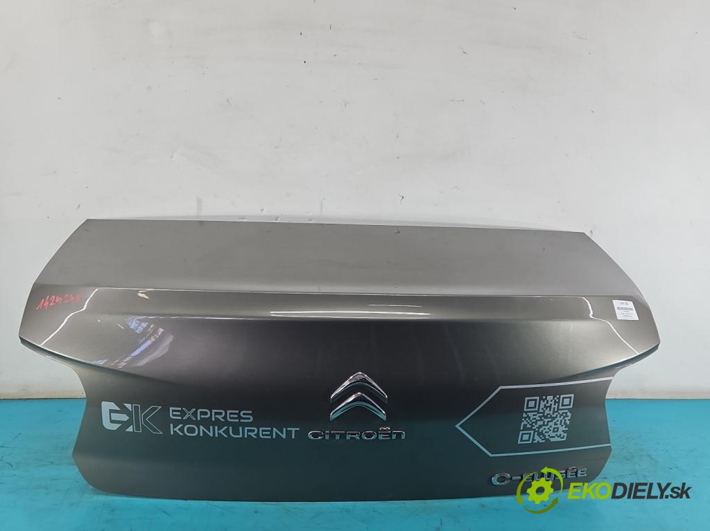 Citroen C-Elysee II 2012- 1.6 16V 116 hp manual 85 kW 1599 cm3 5- zadní kufrové dveře  (Zadní kapoty)