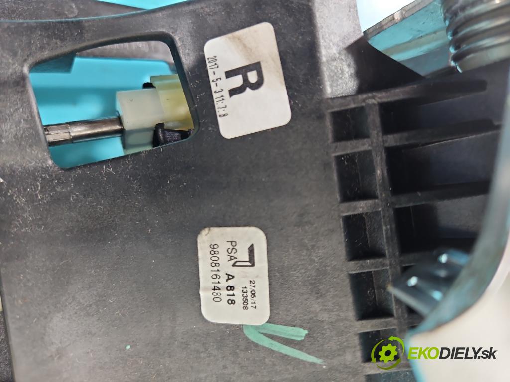 Citroen C-Elysee II 2012- 1.6 16V 116 HP manual 85 kW 1599 cm3 5- Páka: Změny: stupeň,rýchlosť 9808161480 (Rýchlostné páky / kulisy)