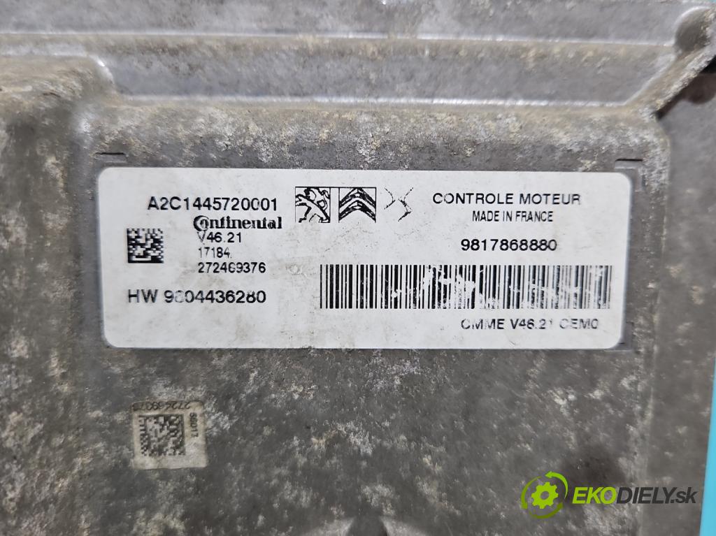 Citroen C-Elysee II 2012- 1.6 16V 116 HP manual 85 kW 1599 cm3 5- riadiaca jednotka motora 9804436280