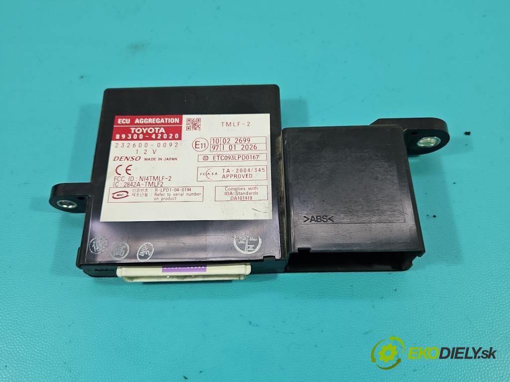 Toyota Rav4 III 2005-2012 2.2 D-CAT 177 HP manual 130 kW 2231 cm3 5- riadiaca jednotka motora 89661-42C00