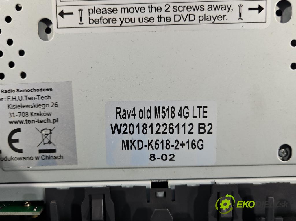 Toyota Rav4 III 2005-2012 2.2 D-CAT 177 HP manual 130 kW 2231 cm3 5- Radio ANDROID