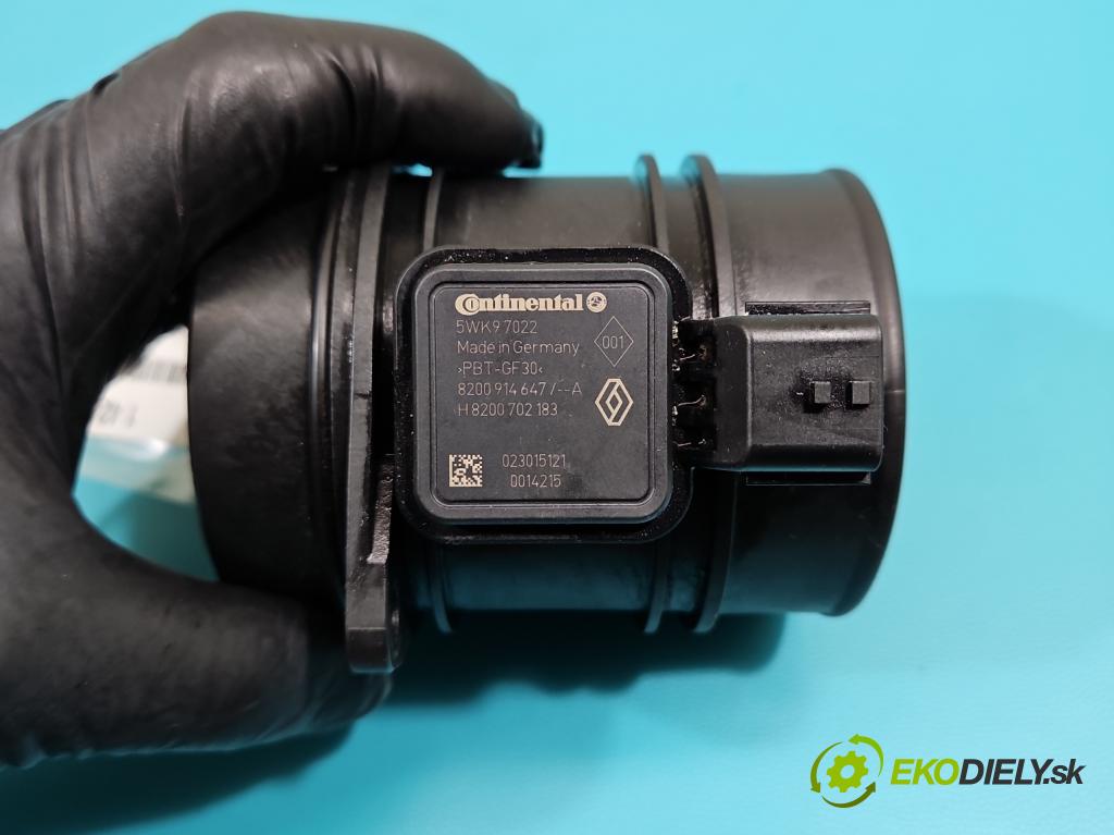 Renault Master III 2010-2019 2.3 dci 110 HP manual 81 kW 2299 cm3 5- průtokoměr: 5WK97022 (Váhy vzduchu)