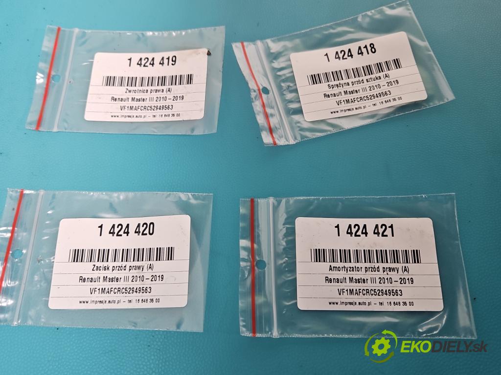 Renault Master III 2010-2019 2.3 dci 110 HP manual 81 kW 2299 cm3 5- náboj pravé (Náboje)