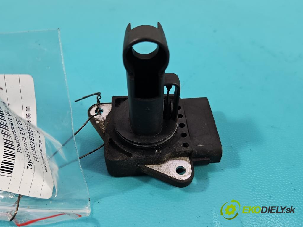 Toyota Corolla E12 2001-2009 1.4 vvt-i 97KM manual 71 kW 1398 cm3 3- průtokoměr: 22204-0J010 (Váhy vzduchu)