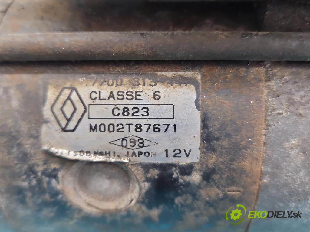 Renault Master II 1998-2010 2.5d 80 HP manual 59 kW 2499 cm3 5- štartér 7700313447 (Štartéry)