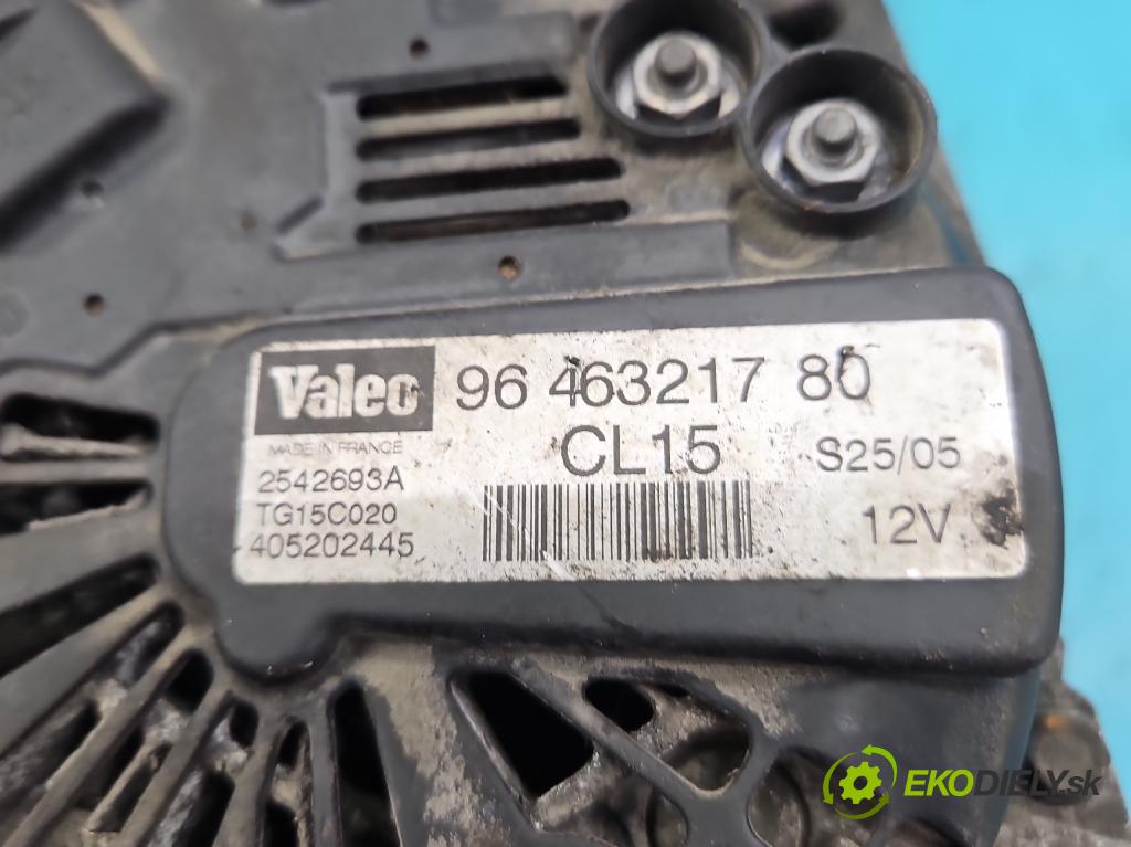 Citroen Xsara Picasso 1.6 hdi 109 HP manual 80 kW 1560 cm3 5- Alternator 9646321780 (Alternátory)