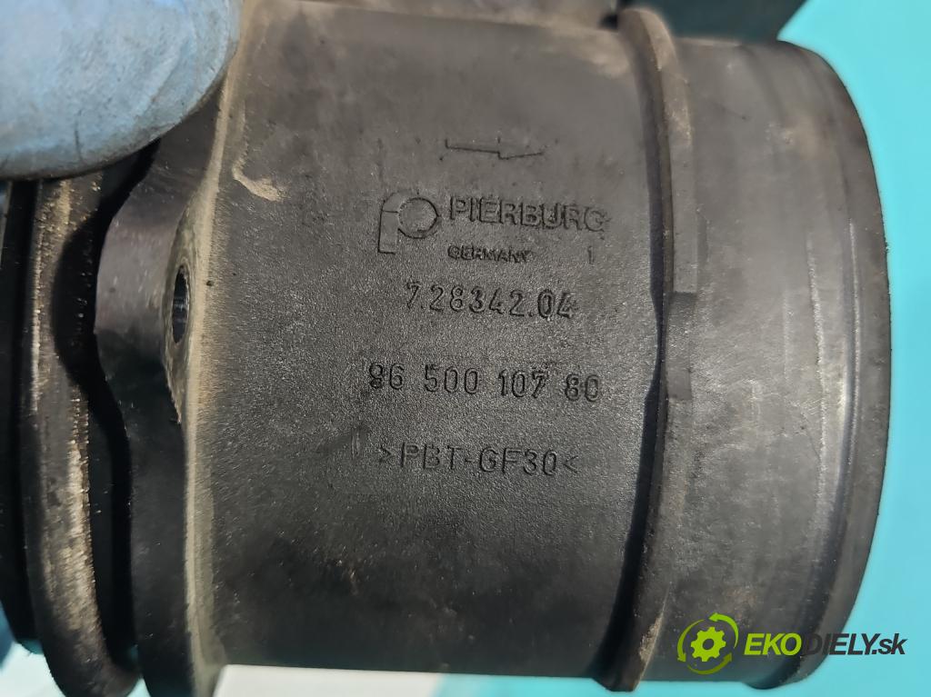 Citroen Xsara Picasso 1.6 hdi 109 HP manual 80 kW 1560 cm3 5- průtokoměr: 9650010780 (Váhy vzduchu)