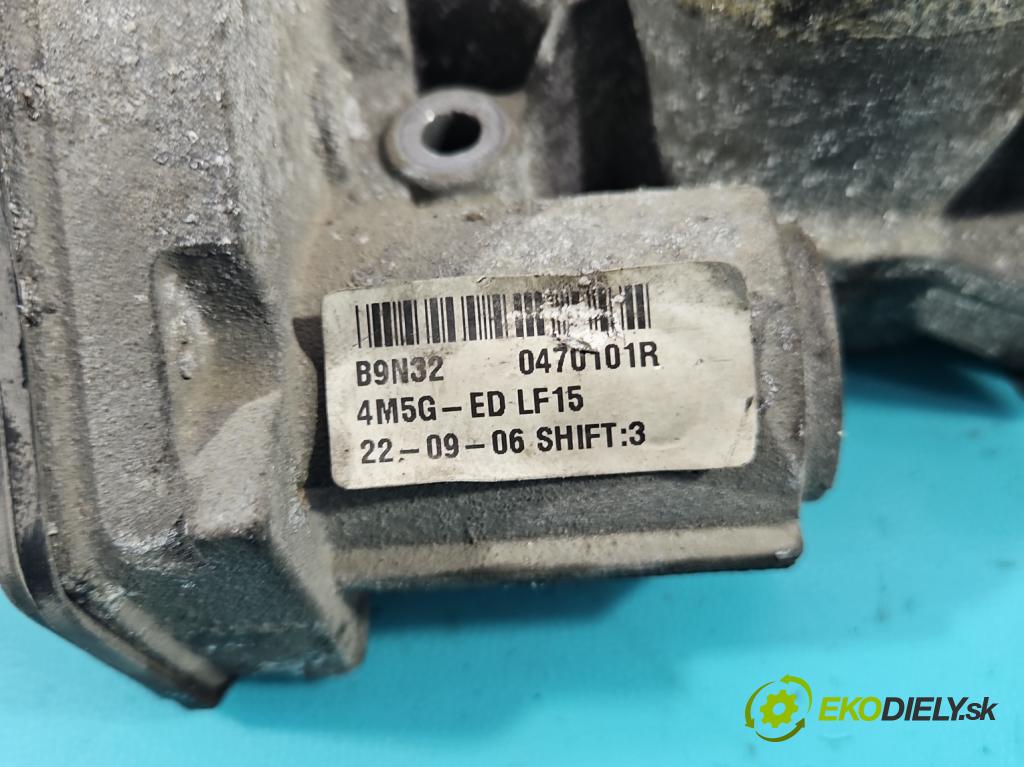 Ford C-Max I 2003-2010 1.8 16v 125 HP manual 92 kW 1798 cm3 5- klapka 4M5G-ED (Škrtiace klapky)