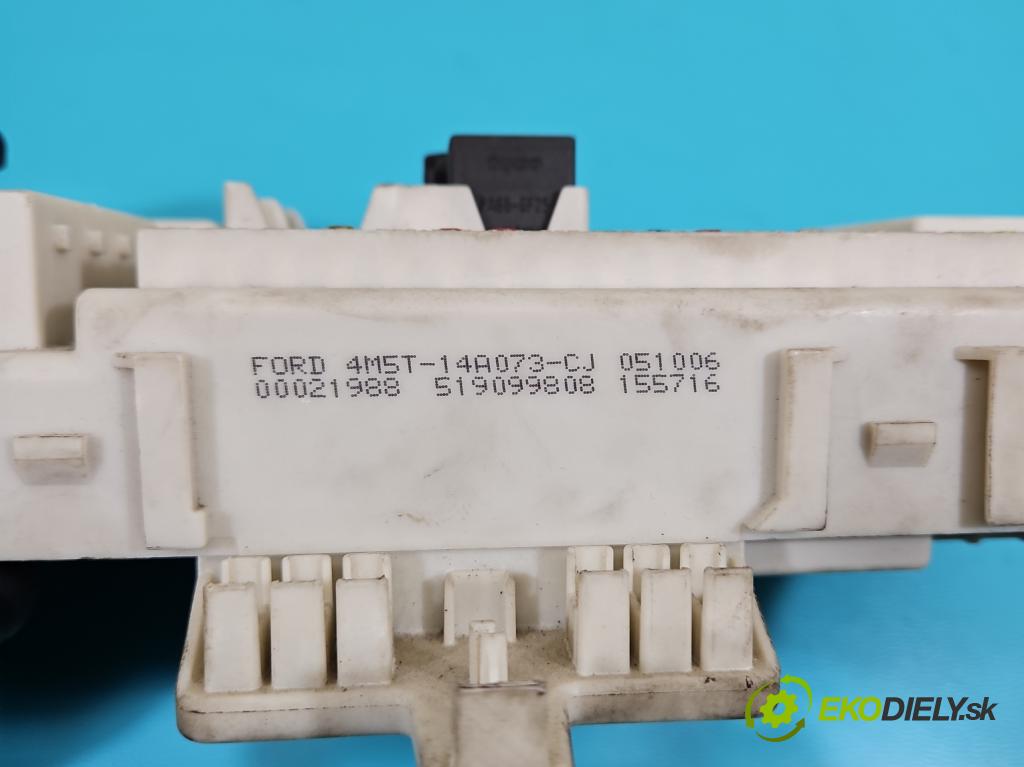Ford C-Max I 2003-2010 1.8 16v 125 hp manual 92 kW 1798 cm3 5- skříňka pojistková 4M5T-14A073-CJ (Pojistkové skříňky)