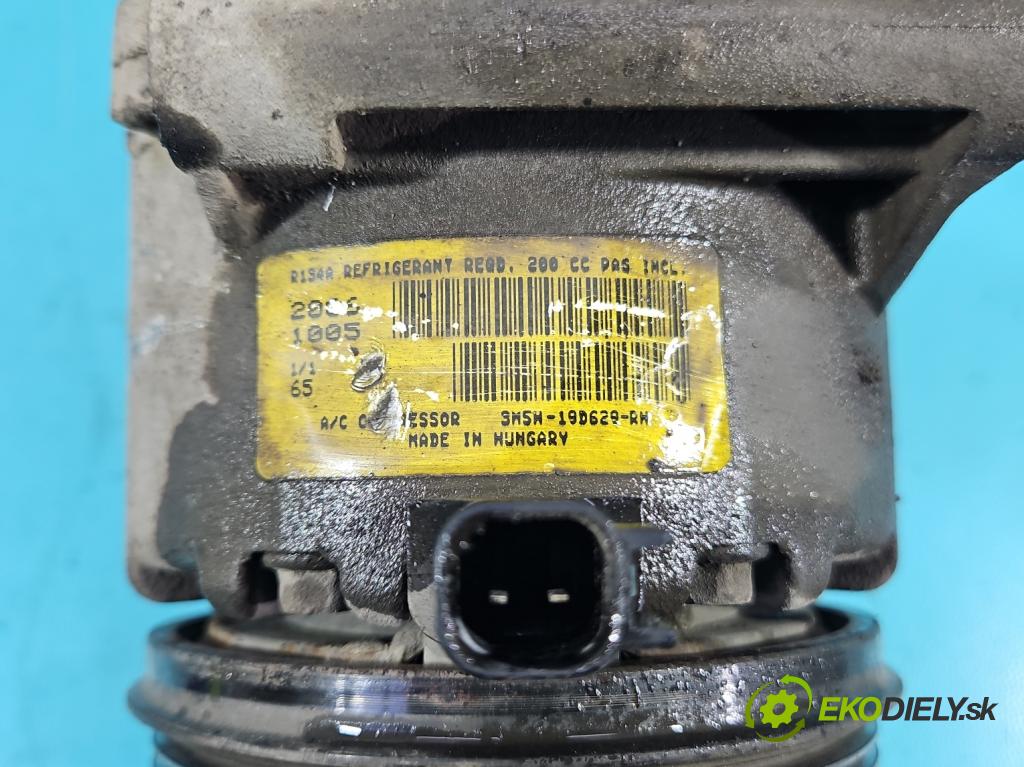 Ford C-Max I 2003-2010 1.8 16v 125 HP manual 92 kW 1798 cm3 5- Kompresor: klimatizácie 3M5W-19D629-RW (Kompresory klimatizácie)