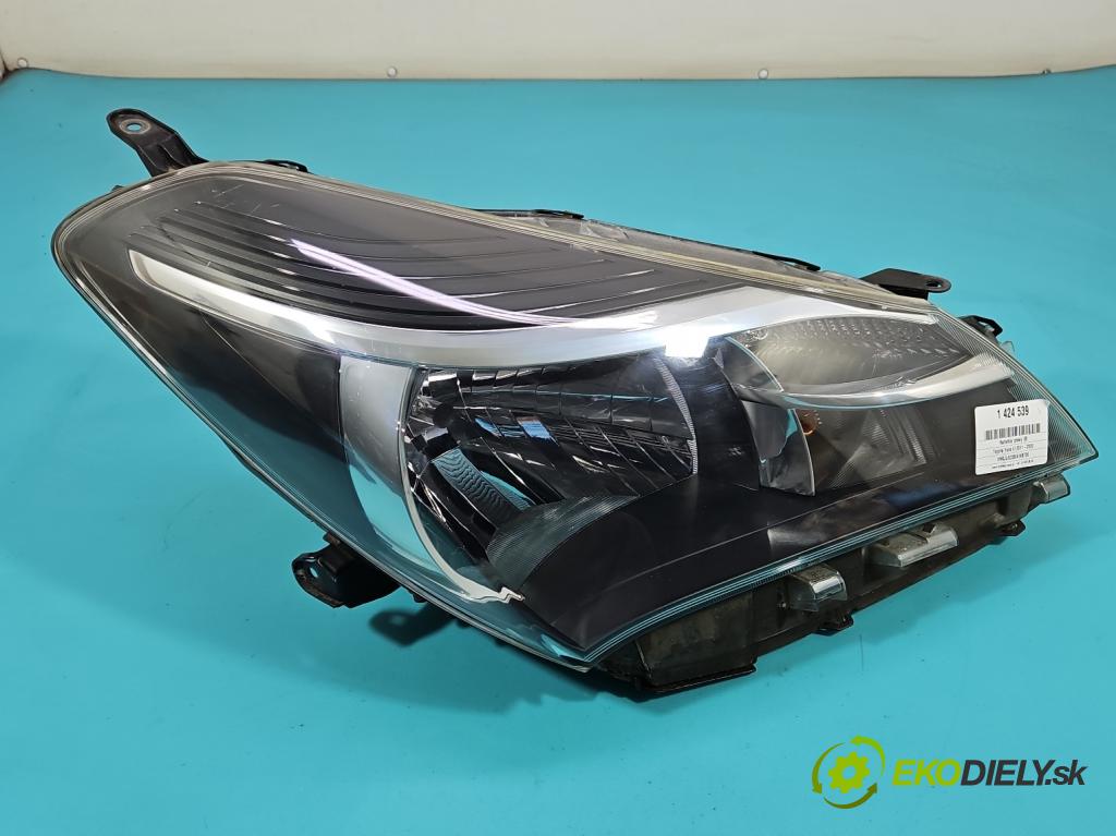 Toyota Yaris III 2011-2020 1.0 VVT-i: 69KM manual 51 kW 998 cm3 3- Reflektor: pravý  (Pravé)