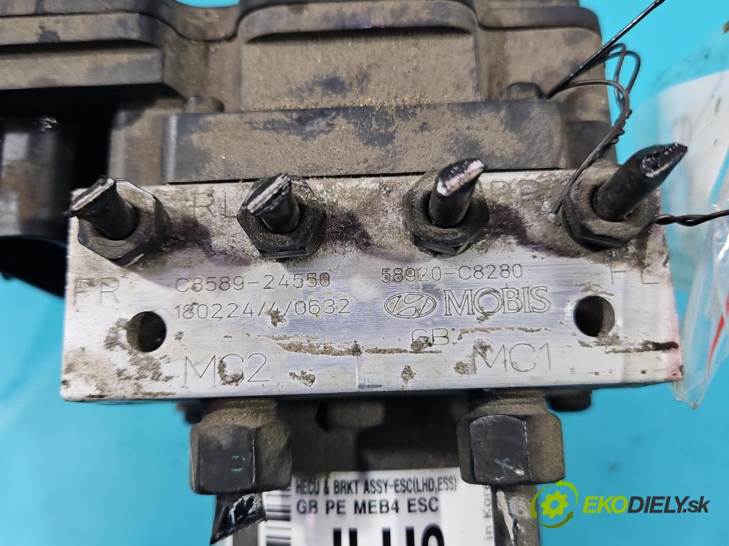 Hyundai i20 II 2014 -2020 1.2 16V (G4LA) 84KM manual 61,8 kW 1248 cm3 5- čerpadlo abs 58900-C8280 (Pumpy ABS)